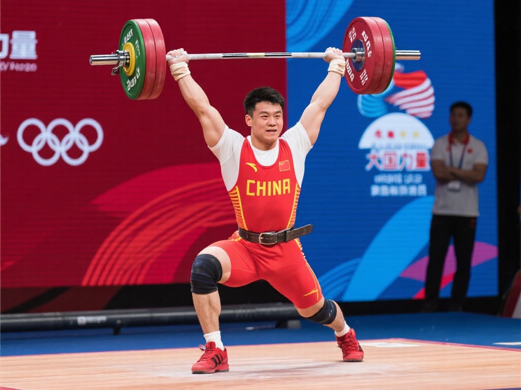 赵飞勇夺男子举重109公斤级双金荣耀