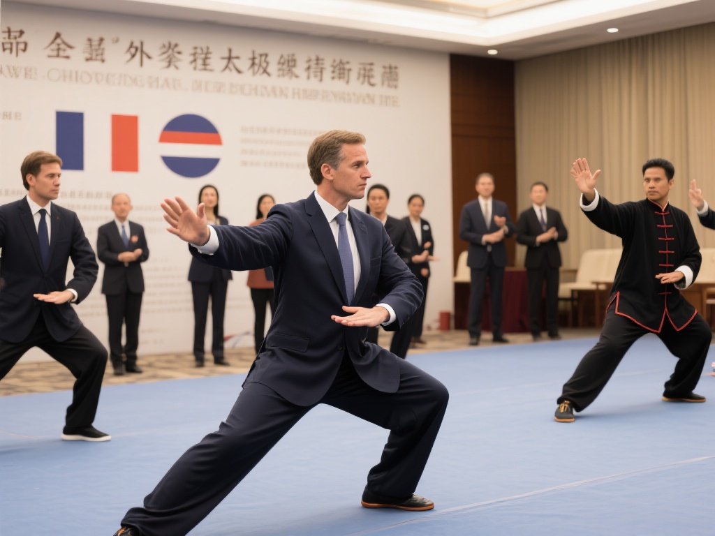 驻华外交官共聚北京 太极拳沙龙精彩纷呈